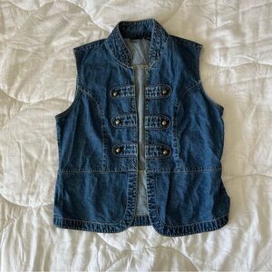 At Last Classics Denim Vest